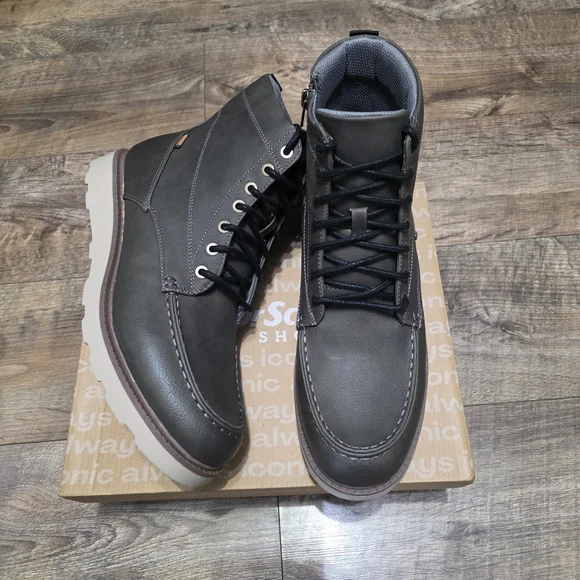 Dr Scholls Leather Boots Men Size 11